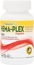 NaturesPlus Hema-Plex アイアン - 60 速効カプセル - 3 パック - 85 mg ケレート鉄 + ビタミン C & 健康な赤血球のためのバイオフラボノイド - ビーガン, グルテンフリー - 90 総サービング