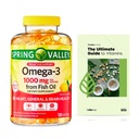 フィッシュオイル1000mg、マックスケア、120カウント+排他的なVitaMaxビタミンガイド(2アイテム)からスプリングバレーオメガ3