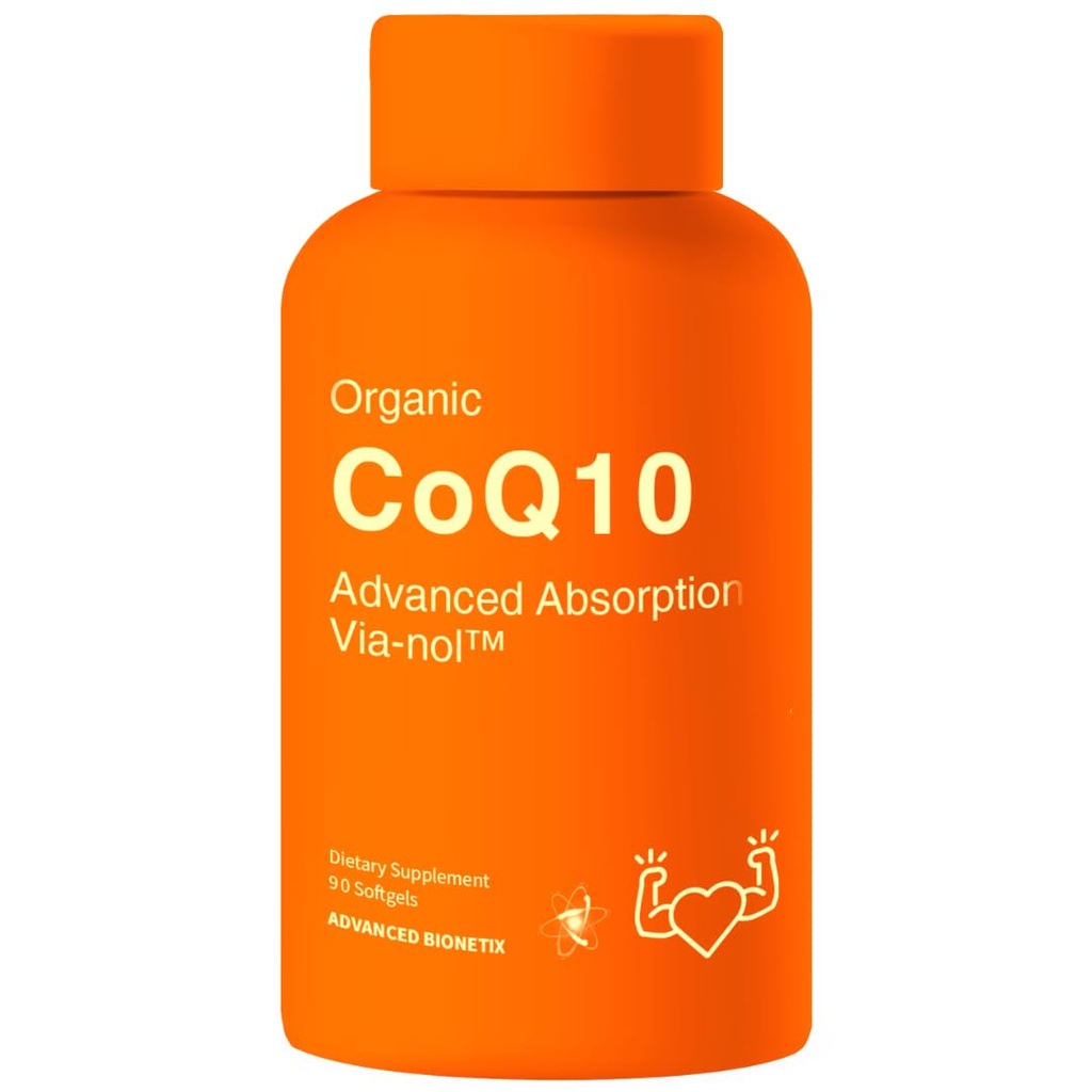 高度のBionetixの高度の吸収200mg CoQ10 w/黒のペッパーのエキス。90 Softgels。 酸化防止の補足、中心及び管の健康、頭脳の健康、有機性、グルテンフリーのエネルギー生産