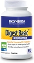 Enzymedica - 消化基本 + プロバイオティクス, プロバイオティクスとエッセンシャル消化酵素, 30カプセルFFP