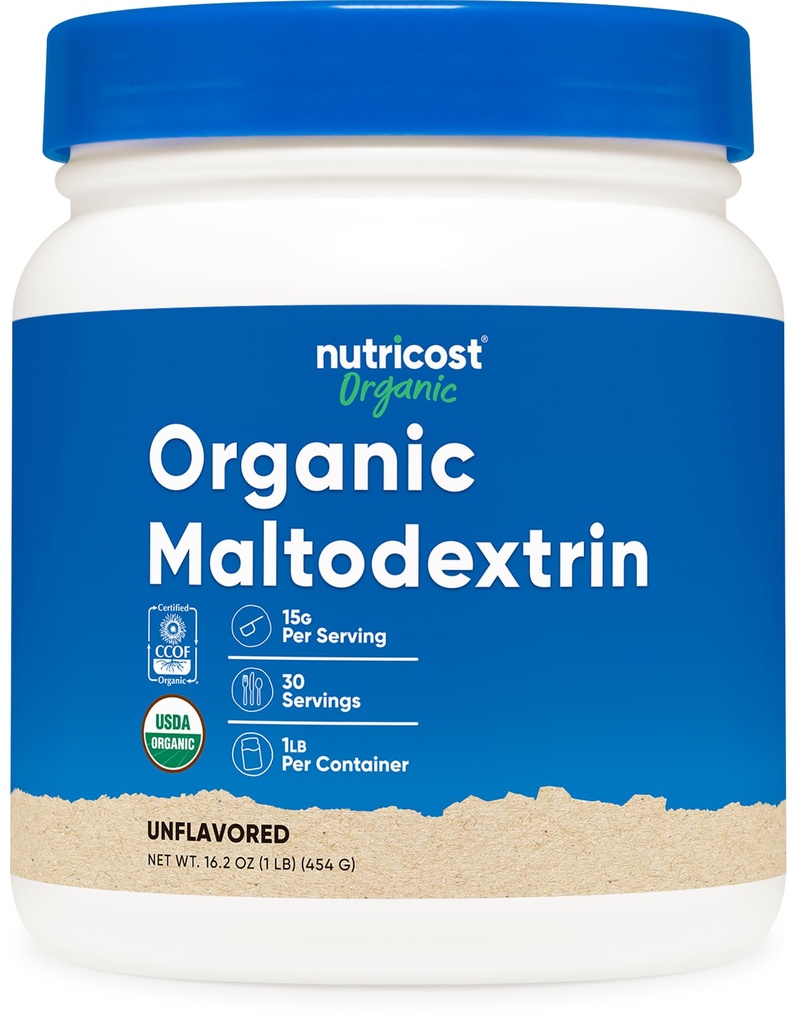 Nutricost有機マルトデキストリンパウダー1lb - グルテンフリー、非GMO