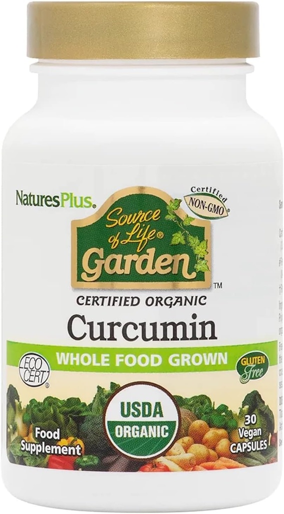 Nature's Plus - ライフガーデンクルクミン400mg、30ビーガンカプセルのソース