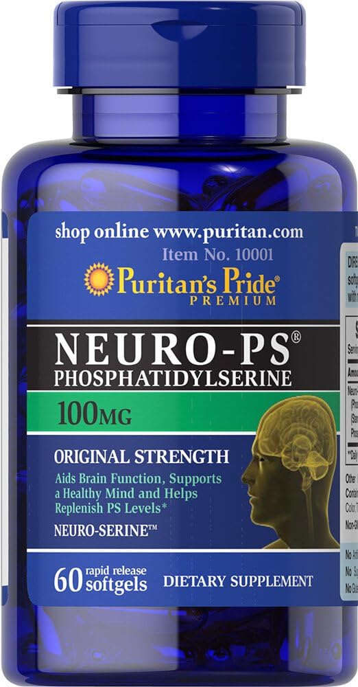 Puritan's Pride Neuro-PS (Phosphatidylserine) 100 mg-60 ソフトゲル