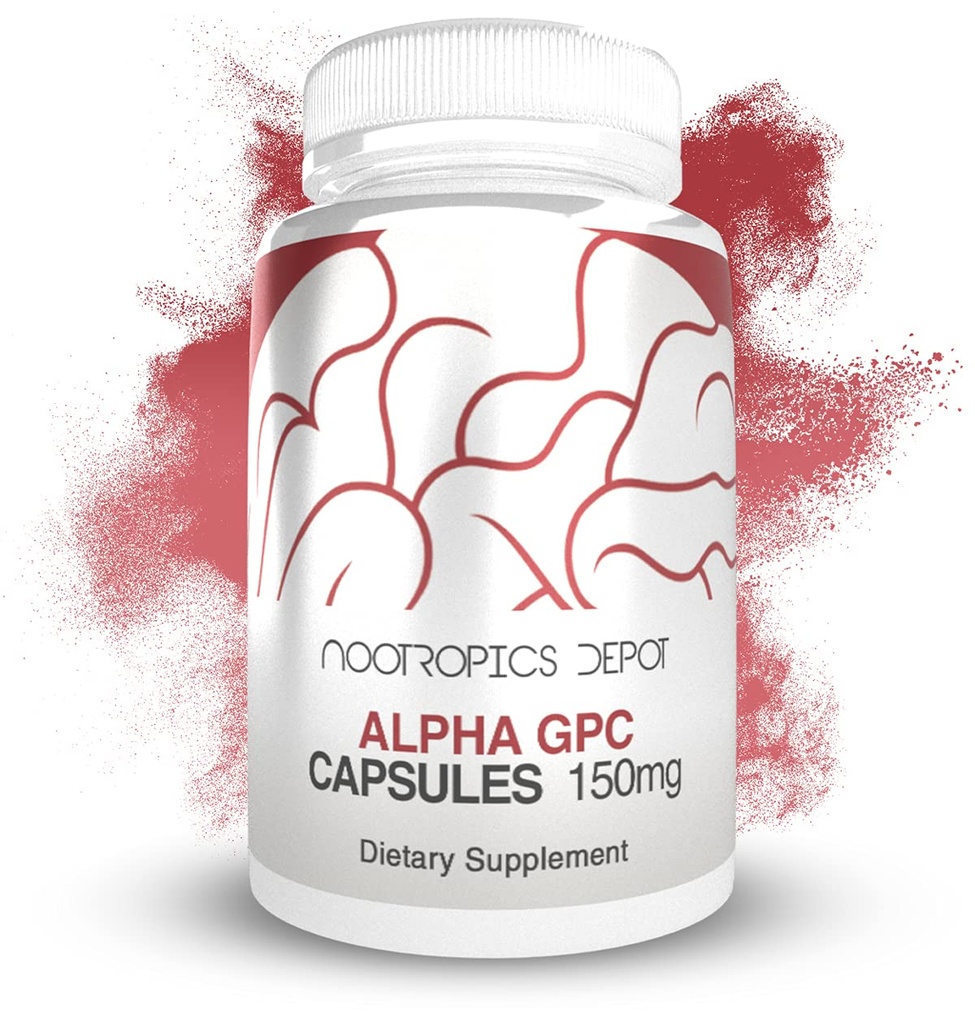ノトropics デポ アルファ GPC カプセル | 150mg | 60 カウント | コリンサプリメント | 脳の健康の補足 | 健康な脳機能をサポート | 認知度を高めて下さい | 焦点を合わせて下さい