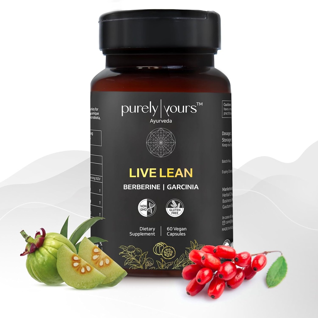 Berberine Complex & Garcinia Health Supplement - 60 Capsules