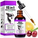 犬のMultivitamin、1犬のMultivitaminの液体の低下の補足、中心の健康のための犬のビタミン、骨、接合箇所、皮及びコート、ぼうこう、免疫システム サポート60ml