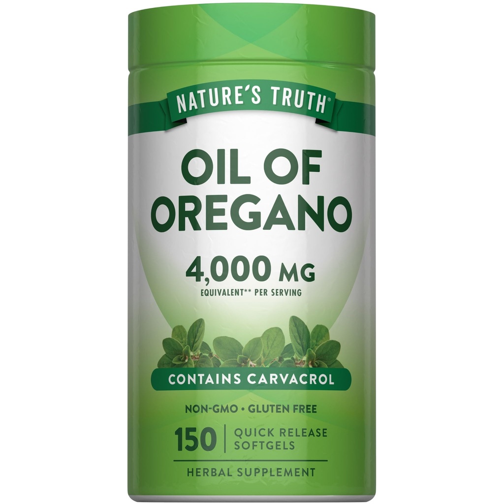 オレガノ・ソフトゲルの自然の真理オイル | 4000 mg | 150 カウント | 非GMO&グルテンフリーハーブサプリメント