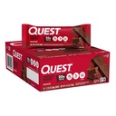 Quest Nutrition Chocolate Brownie Protein Bar, 20g Protein, 1g Sugar, 4g Net Carb, グルテンフリー, グルテンフリー, 12カウント