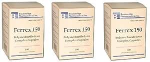 Ferrex 150 ポリ糖鉄複合カプセル ブリッケンリッジ - 100 Ea による大理石の医学