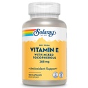 SOLARAYのビタミンE 400 IU (268mg)、乾燥した形態-自然な源、混合されたトコフェロールのビタミンE-酸化防止の補足、PMSおよびMenopauseサポート- 60日の保証、実験室は- 100のサーブ、100のカプセルを修飾しました
