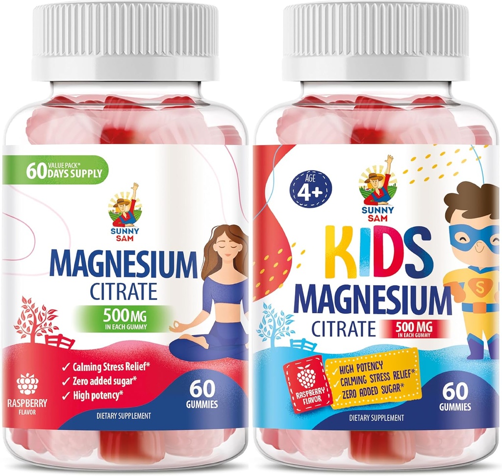 子供および大人のためのマグネシウムのグミー - 500mg - Calmのマグネシウムの咀嚼-気分及び筋肉サポートのためのマグネシウムのクエン酸塩のChewableの補足