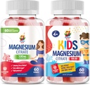 子供および大人のためのマグネシウムのグミー - 500mg - Calmのマグネシウムの咀嚼-気分及び筋肉サポートのためのマグネシウムのクエン酸塩のChewableの補足