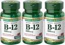 Nature's Bounty B-12の速い分解は500のMcg、300のタブレット(3 x 100の計算のびん)を錠剤にします