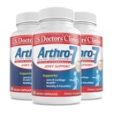 U.S. Doctors' Clinical Arthro-7 - 臨床的に実証済みの共同サポートコンプレックス(Turmeric、Collaagen、Bromelain for Flexibility、Mobility、および強力な軟骨 - 180カプセル(3ボトル) - 45 / 90日の供給