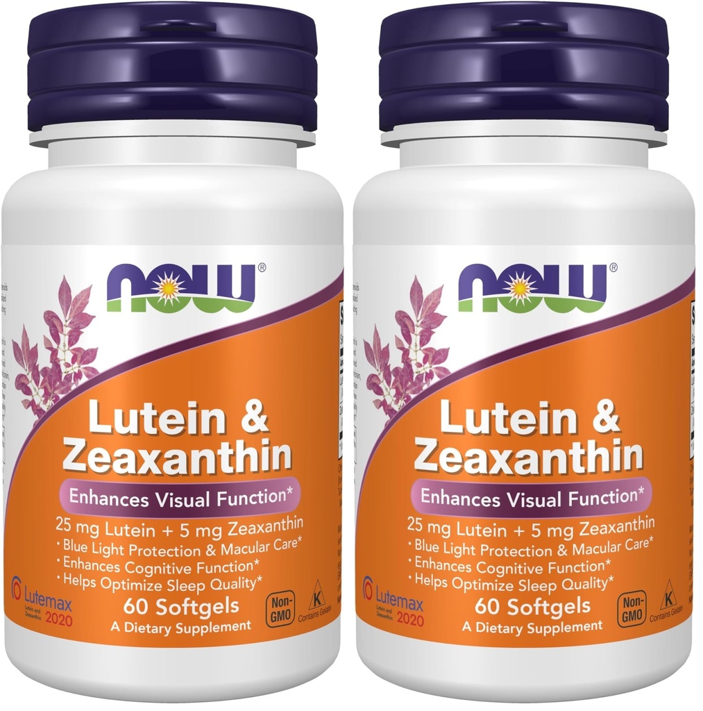 NOW は 25 の mg の Lutein および 5 の mg のゼアキサンチン、60 の Softgels (パッケージ 2)