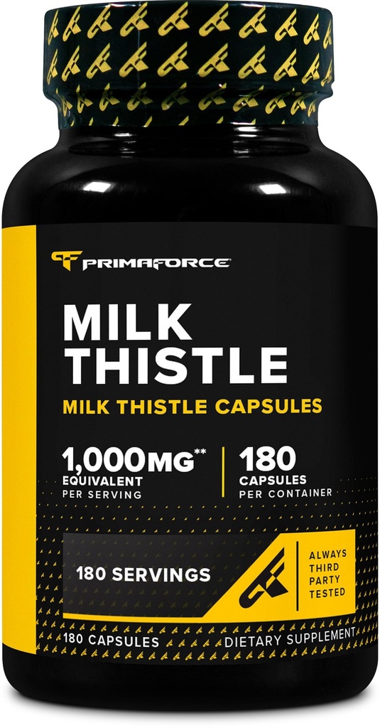 PrimaforceのミルクのThistle 180のカプセル1000mgの等価-グルテンフリーの4:1のエキスの250mgからの非GMOのサプリメント、