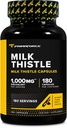 PrimaforceのミルクのThistle 180のカプセル1000mgの等価-グルテンフリーの4:1のエキスの250mgからの非GMOのサプリメント、