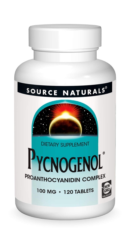源のNaturals Pycnogenol、Proanthocyanidinの複合体、100のmg - 120のタブレット