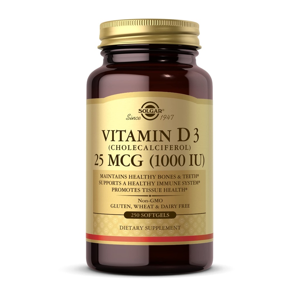 ソルガー - ビタミンD3(コレステロール)1,000 IU Softgels、250カウント