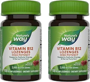 Nature's Way Vitamin B12 Lozenge、100カウント(2パック)