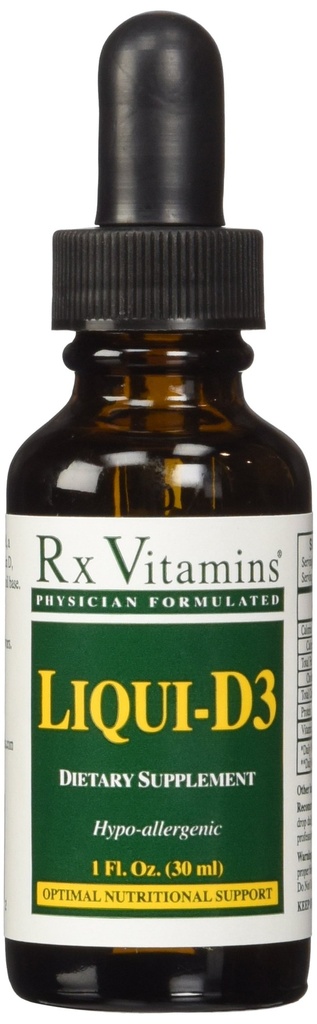 RxビタミンLiqui-d3 2000 Iu、1 Fl Oz(パッケージ1)