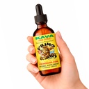 ドロップス | フィジー発の天然カバ | カルミング&リラクゼーションの高速作用カバ根エキス | 50 mg 強力カバラクトン | 1 オンス
