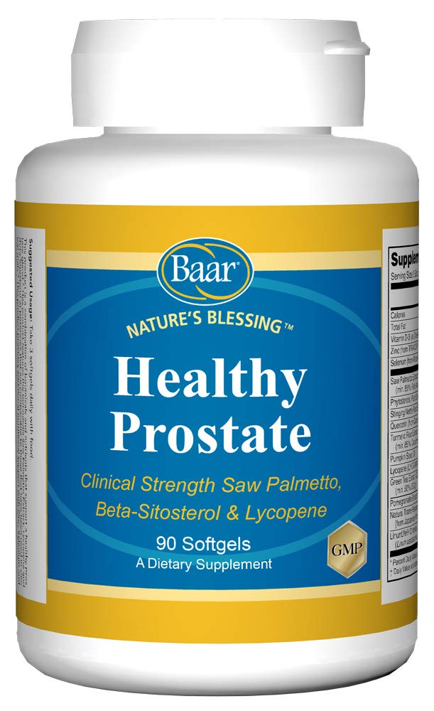 Baar Nature's Blessing 健康な前立腺のSoftgels、臨床強さは Palmetto、ベータSitosterol 及び Lycopene、90 のSoftgels を見ました