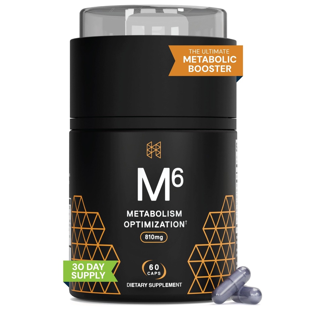 高性能の栄養のMetabolismのブースター、HPN M(6)脂肪バーナー、自然な減量の補足、サポートLean筋肉、増加エネルギー、友好的なビーガン、臨床的にテストされる60のカプセル