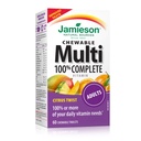 Jamiesonの大人のための100%の完全なChewable Multivitaminは多、60のchewableタブレットをひもで止めます