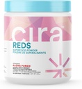 Cira Glow-Getter Reds スーパーフードパウダー - 高められたエネルギーと腸の健康のための酸化防止剤&ポリフェノール - 30サービング、アロハパンチ