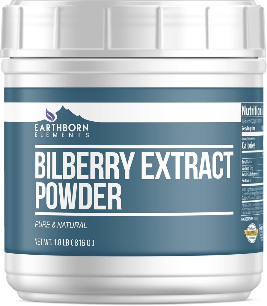 地球の要素のBilberryのエキスの粉1.8のlb、純粋及び自然、スムージー及びシェイクスムージー