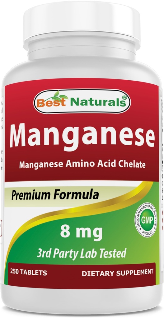 ベストナチュラルマンガン(マンガンアミノ酸キレート) 8mg-250錠
