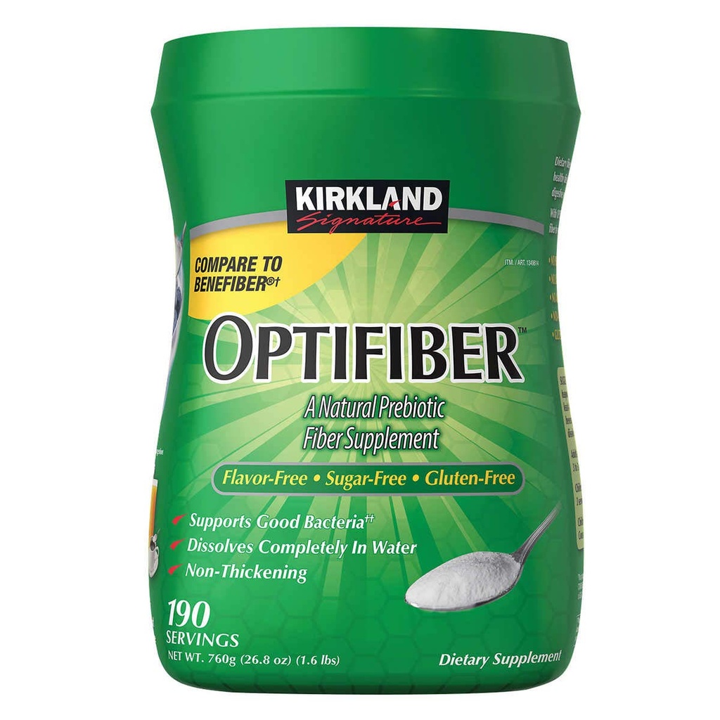 Kirkland Signature OPTIFIBER, 25.6 Ounces 190 サービング (2 パック)