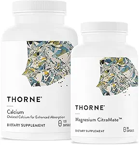 THORNE - 骨の健康バンドル - DiCalcium MalateとマグネシウムCitraMate - 90から120のサービング