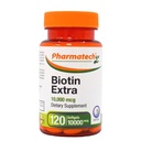 毛の成長のためのBiotinのビタミン、Biotin 10000mcgは、皮および釘の質、ビタミンB7、女性のための補足、グルテンフリー、120のSoftgelsを改善します