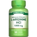 Nature's Truth L-Arginine HCL 1000mg | 50カプレット | エッセンシャルアミノ酸サプリメント | ビーガン、非GMO&グルテンフリーサプリメント