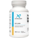 XYMOGEN D3 5000 - ビタミンD3 5000 IU(125 mcg) - 免疫の健康、骨+心臓の健康(180 Softgels)をサポートする高効力ビタミンDサプリメント