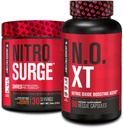 Jacked Factory Nitrosurge Shred Thermogenic Pre-Workout in Orange Pineapple & N.O. XT Nitric Oxide Booster for Men & Women