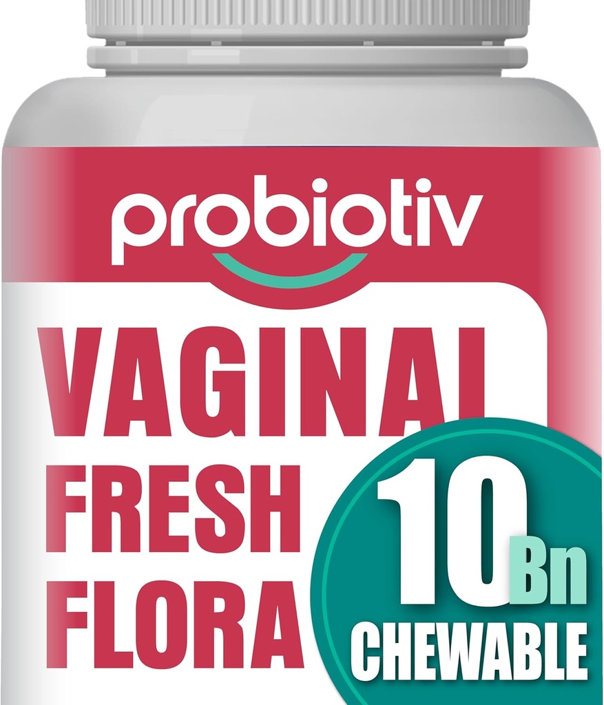 女性10億CFU +有機プレバイオティクスのためのChewable腟のプロバイオティクス–腟の健康を支えて下さい、腟pHのバランスを維持し、フェミニンフレッシュネス、いちご風味のタブレットを促進して下さい