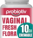 女性10億CFU +有機プレバイオティクスのためのChewable腟のプロバイオティクス–腟の健康を支えて下さい、腟pHのバランスを維持し、フェミニンフレッシュネス、いちご風味のタブレットを促進して下さい