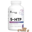 5-HTP - 200mg 5HTPサプリメント(5-Hydroxytryptophan)は、気分プラス睡眠をサポート*、ストレスリリーフ*、60カプセル - 30日の供給、米国製