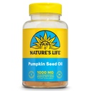 Nature's Life Pumpkin Seed Oil Supplement - オメガ3 6エッセンシャル脂肪酸と抗酸化剤のソース - オーガニックカボチャ種子から冷間プレス - ビーガン、60日保証、90の給餌、90のSoftgels