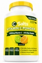 C-SaltsのビタミンCの粉の補足-免疫サポートのための100%の純粋な高い線量の緩衝されたビタミンCの粉-有機性、砂糖なし、ビーガン、非GMO、胃フレンドリー、レモンライム26oz
