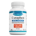 健康な循環サポートのためのEuroMedica Curaphenの余分強さ-クルクミン及びボスウェリアの補足-接合箇所、筋肉健康及びendorphinの生産を支えるTurmericの補足- 60のタブレット