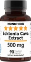 MONOHERB Ecklonia Cava Extract 500 mg per Capsule - 90 Vegetarian Capsules