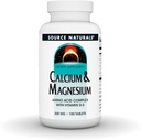 源のNaturalsカルシウム及びマグネシウム、ビタミンD-3、300 MG - 100のタブレットが付いているアミノ酸のキレート