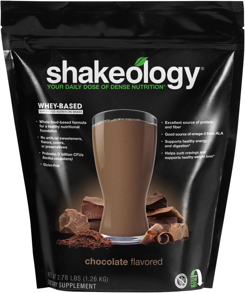 Shakeology の粘着性がある蛋白質の粉のブレンド-グルテンフリー、Superfood 蛋白質 ビタミンとミネラルでシェイク - ヘルシーな減量、リーンマッスルサポート、グットヘルス - チョコレート、30のサービングをサポートするのに役立ちます