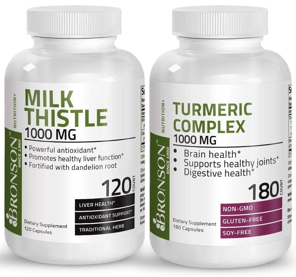 バイオパインの高い効力の接合箇所サポート+ミルクのこのトル1000mg SilymarinのMarianum及びDandelionの根が付いているBronsonのTurmeric Curcumin