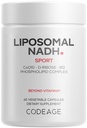 Codeage LiposomalのNADH+ サプリメント - NADH、ビタミンB12、Bioenergy Ribose、CoQ10-2-Monthサプライ - Liposomal配信 - β-Nicotinamide Adenine Dinucleotideピル - 非GMO - 60カプセル