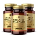 Solgar Chelated マンガン - 100 錠, 2 のパック - サポート骨, 関節 & 神経の健康 - Non-GMO, 完全菜食主義者の, グルテンフリー, 酪農場無料, Kosher - 200 総サービング
